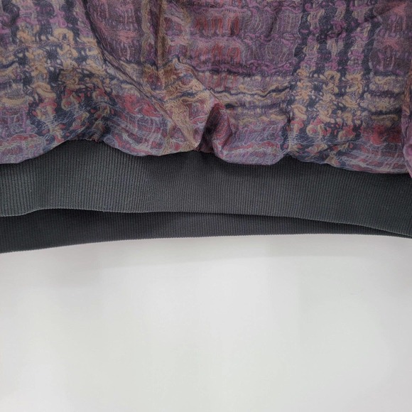 VTG Forrester's Mens M 90's Y2K Abstract V-Neck Pullover Windbreaker Jacket - Picture 4 of 8